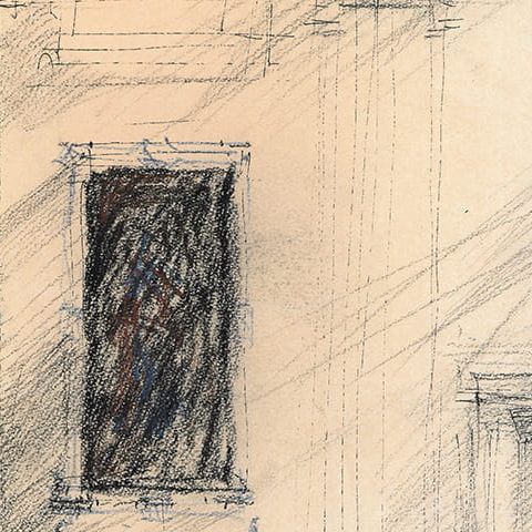 Warszawa – Wilanów wnętrze z kominkiem II (1964)